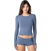 Florence by Mills Womens Softie Cotton Crop Top