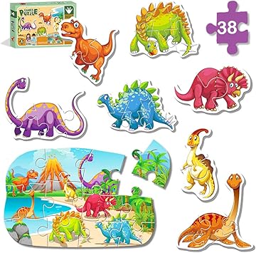 puzzle dinosaurios 3 años