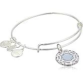 Alex and Ani What Is For You Will Not Pass You' Charm Bangle, Silver