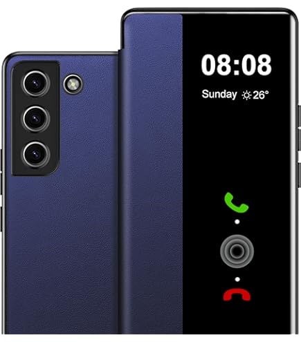 Amazon.com: Samsung Galaxy S21+ Case, S-View Flip Cover