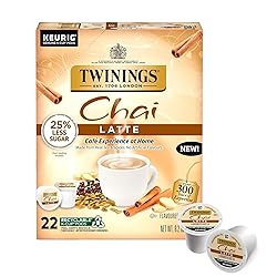 Twinings Chai Latte Black Tea K-Cup Pods for