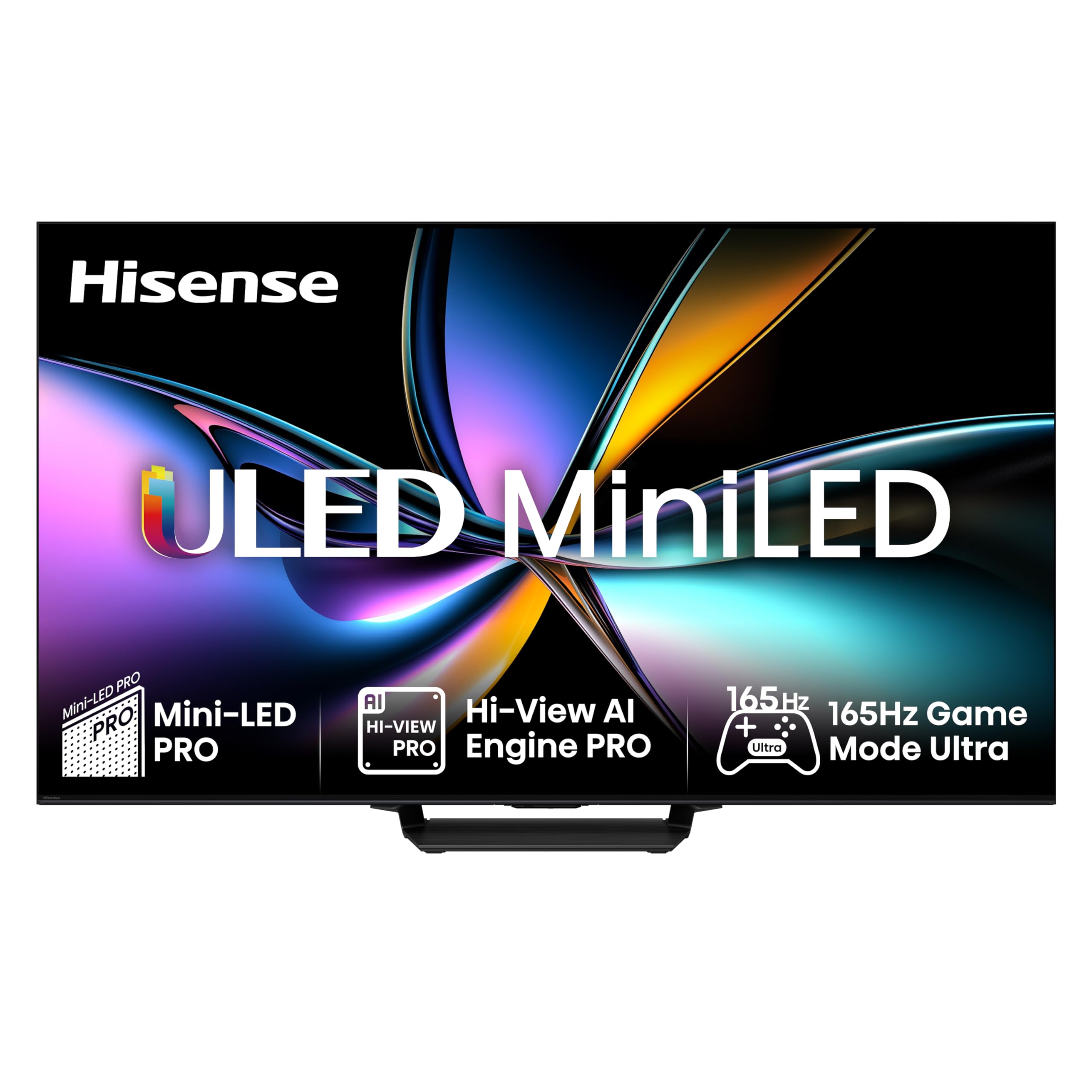Hisense 85U7Q Pro Fernseher 85 Zoll, 4K Mini LED, Smart TV, Hi-View AI Engine Pro, 165Hz Game Mode Ultra, FreeSync Premium Pro, 2.1.2 ch. Surround Sound, Dolby Vision IQ Atmos, Sprachsteuerung [2025]