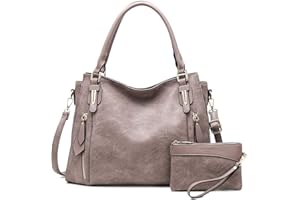 ITSCOSY Women Tote Bag Handbags PU Leather Fashion Hobo Shoulder Bags with Adjustable Shoulder Strap