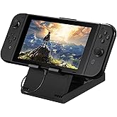 Y.D.F Stand for Nintendo Switch Compact Foldable Multi Angle Holder Play Stand Compatible with Switch/Lite/OLED IPad iPhone Samsung Galaxy Tab Android Phones Tablets E-Reader