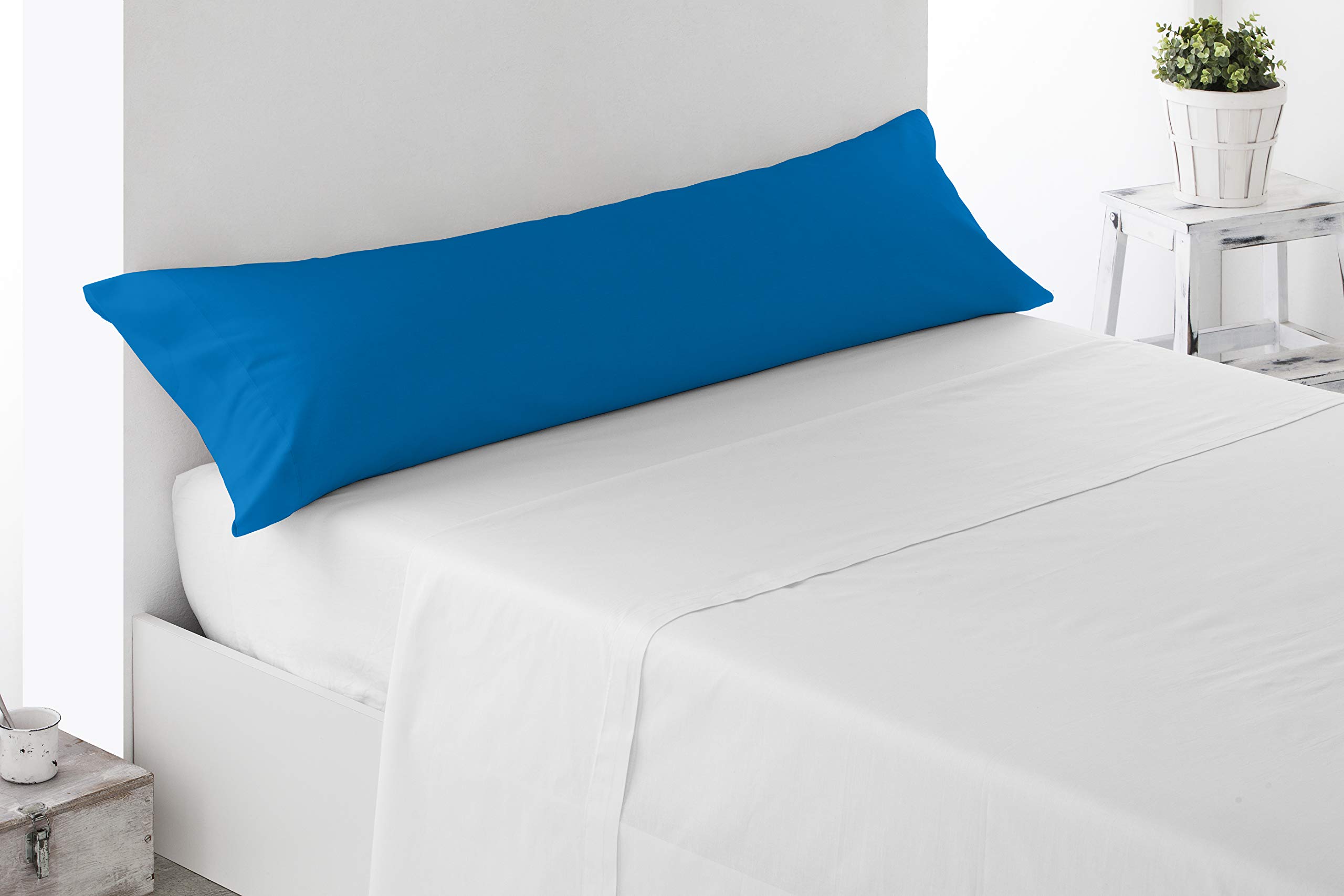 Miracle Home. Pillowcase, anti-peeling, soft and comfortable, 50% cotton, 50% polyester. Bed 135. Blue