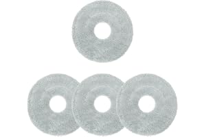 Lawnoval Washable Reusable Mop Pads Dreama for L10, L10S, for X50, E30, 4 Pack