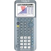 TI-84 Plus CE Graphing Calculator Texas Instruments, Fractal Frost | Computer version included, USB charging, Full color, Faster than TI-84 Plus