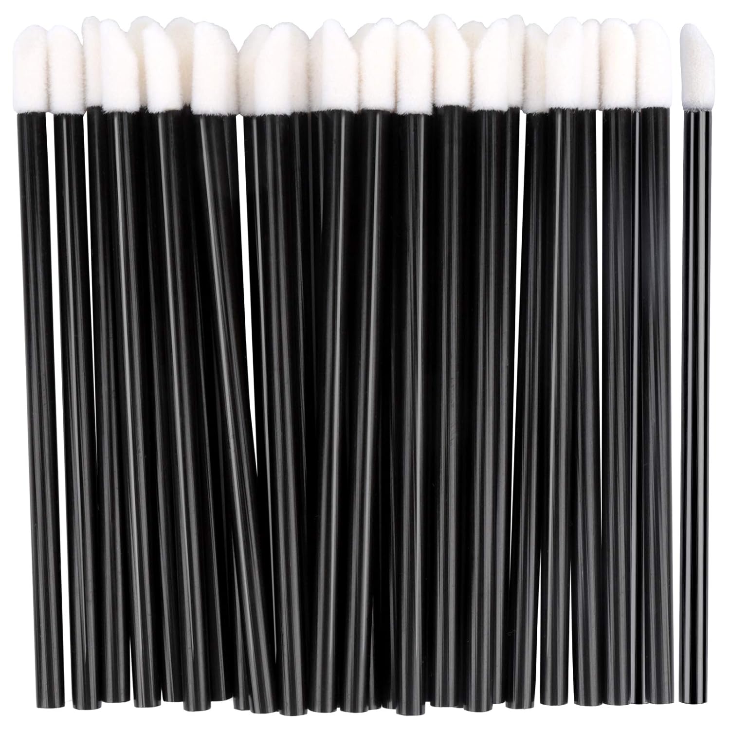 Teenitor Lipstick Applicator Wands, Disposable Lip Wands Lint Free Lip Gloss Brush For Eyelash Extension, Makeup Applicators, 30pcs: Beauty