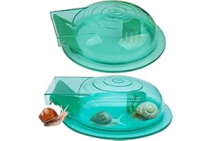 Snail Trap Aquarium 2Pcs 6.69x4.84x1.18 Plastic Aquarium Snail Trap Remover Cleaning Supplies Lightweight Tank Visual Planari