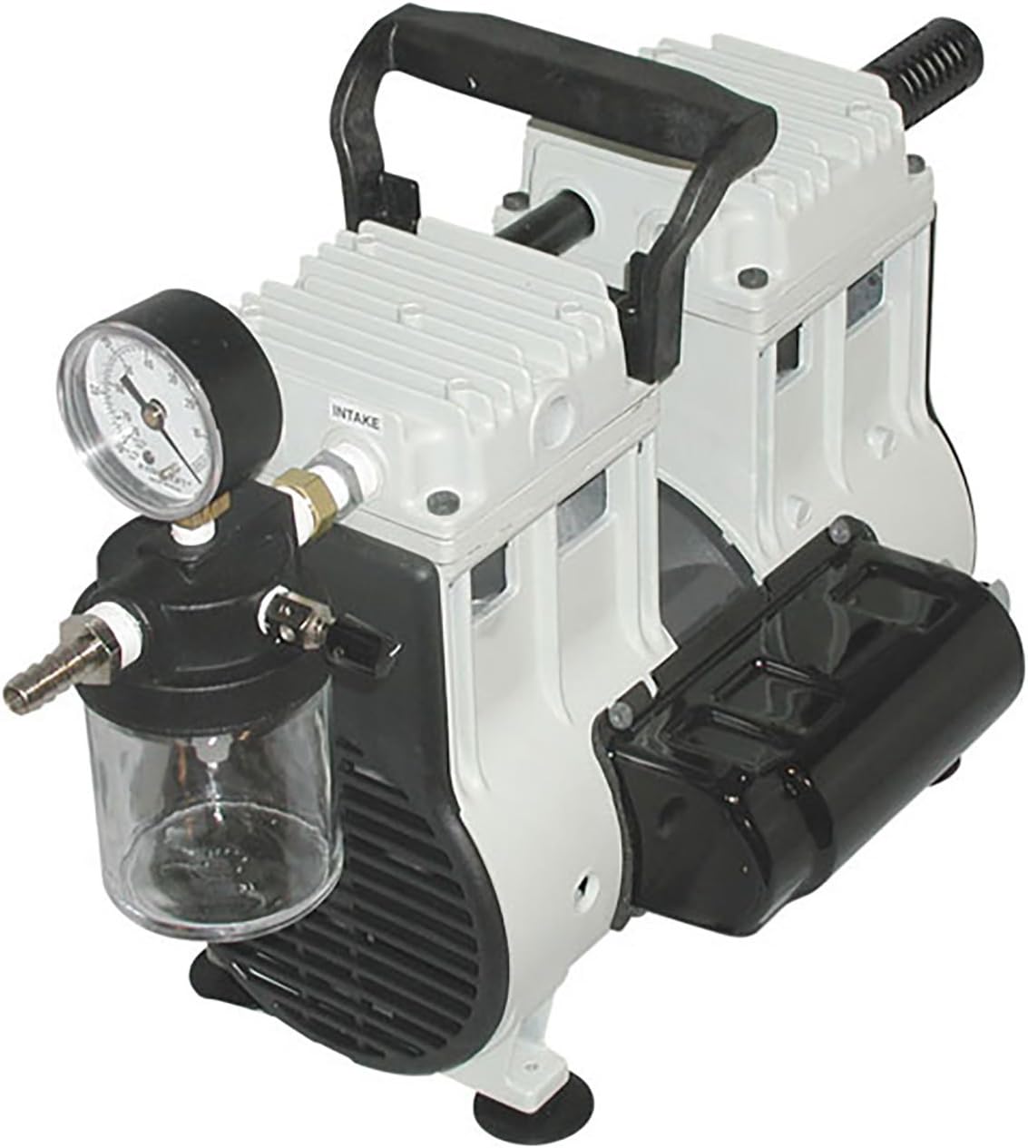 Welch Vacuum 2585C-50 Standard Duty Pump, 2-Head, 168 LPM, 60 Torr, 230V with Schuko Plug