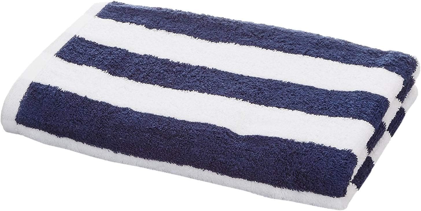AmazonBasics, Navy Blue, 1 Beach Towel Amazon.co.uk Kitchen & Home