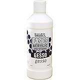 Liquitex BASICS Gesso Surface Prep Medium, 16-oz