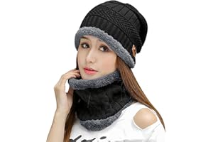 HINDAWI Womens Slouchy Beanie Winter Hat Knit Warm Snow Ski Skull Outdoor Cap