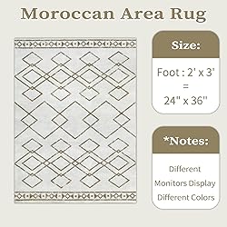 SERISSA 2x3 Washable Small Entry Rug,Soft Non Slip