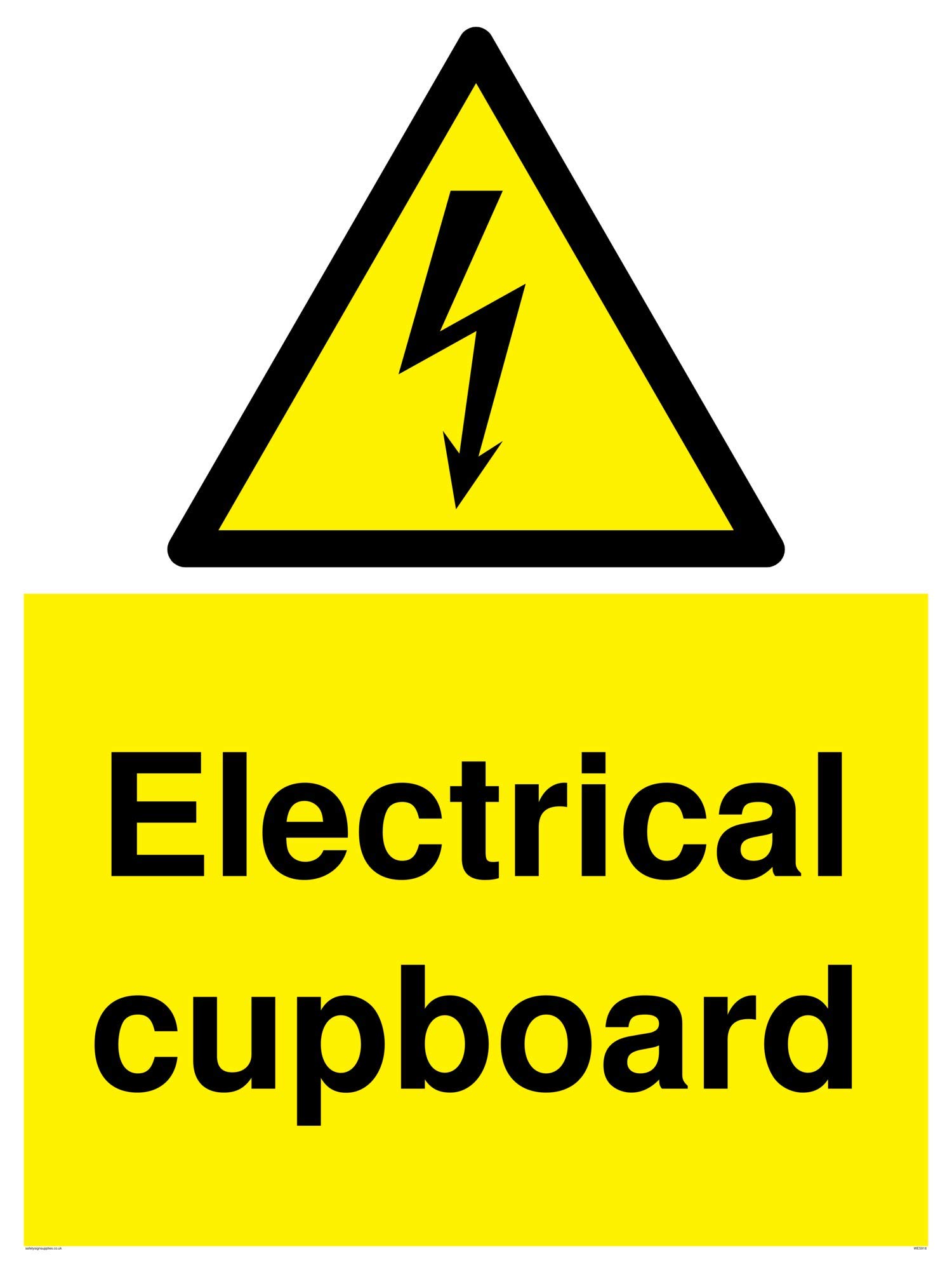 Viking Signs Electrical cupboard