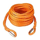 Ucreative 3/8 Inch x 50 Feet Synthetic Winch Rope