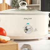 Salter Retro 6.5L Slow Cooker EK6250CRM 3 Heat Settings Keep Warm view 4