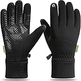 weiatas Winter Warm Gloves for Men Women Waterproof, Touchscreen Cold Weather Gloves for Cycling Driving Hiking Running Working