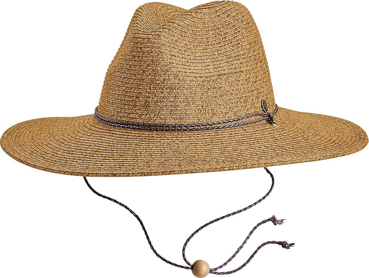 Coolibar UPF 50+ Men's Beach Comber Sun Hat - Sun Protective (Large/X-Large- Brown/Natural) at  Men’s Clothing store