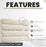 GC Gaveno Cavailia Wilsford Egyptian Cotton Bath Towels 4 Pack 75x135 cm view 2