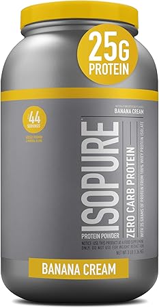 Nature S Best Zero Carb Isopure Whey Protein Isolate Banana Cream 3 Lb Amazon Co Uk Health Personal Care