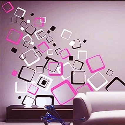 Kayra Decor DIY Plastic Painting Square Reusable Stencil Sheet for Wall (16 X 24inches), Clear