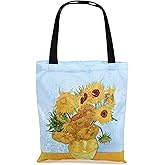 STOWM Canvas Tote Bag for Commuting, Foldable Travel Tote Bag Beach Bag Reusable Grocery Bags for Men Women, 13.4 x 14.2 Inch
