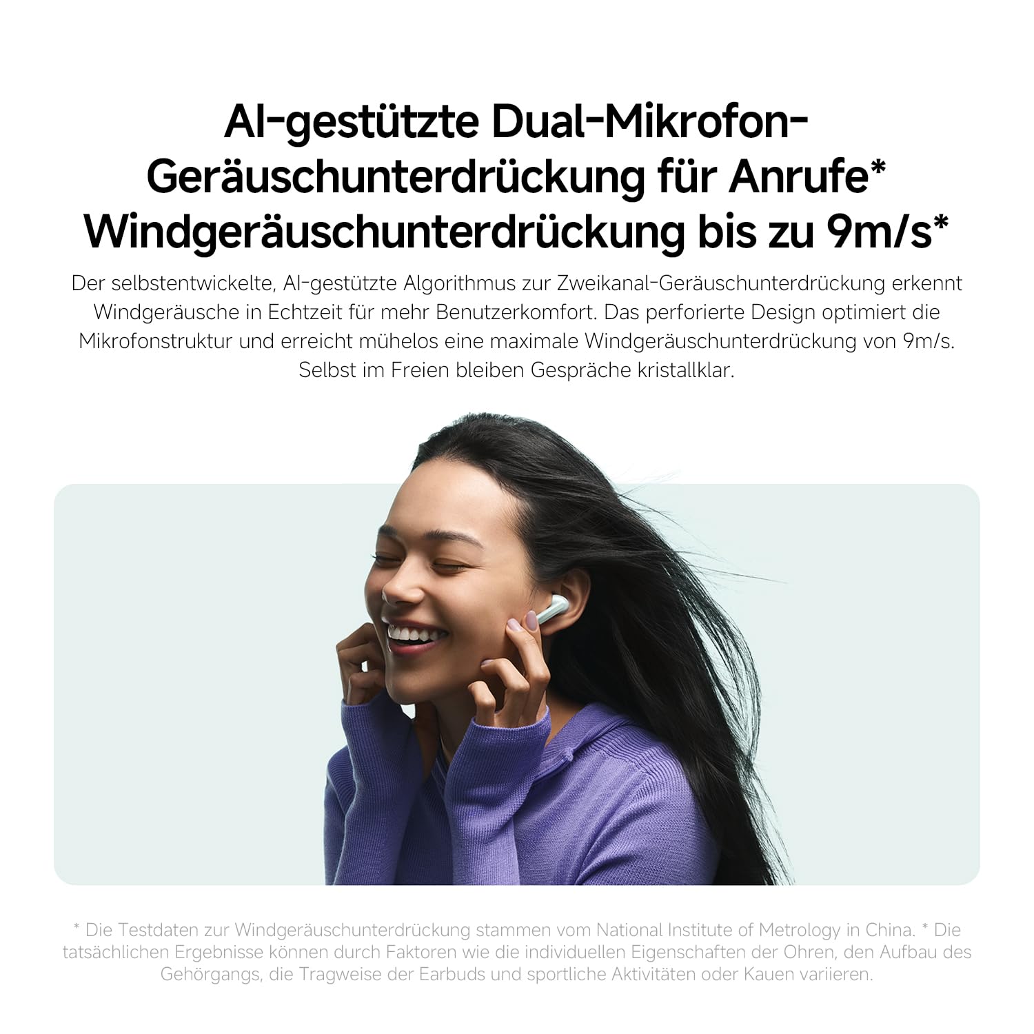XIAOMI Redmi Buds 6 – Kabellose Bluetooth-In-Ear-Kopfhörer, Dual-Treiber, immersiver Sound, 49 dB aktive Geräuschunterdrückung, bis zu 10h+42h Akkulaufzeit, IP54, Weiß 3