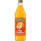 Robinson's Orange Fruit Drink, No Added Sugar, 1L (Pack of 1) | Orange Fruit Drink Concentrate | Refreshing Fruit Beverage