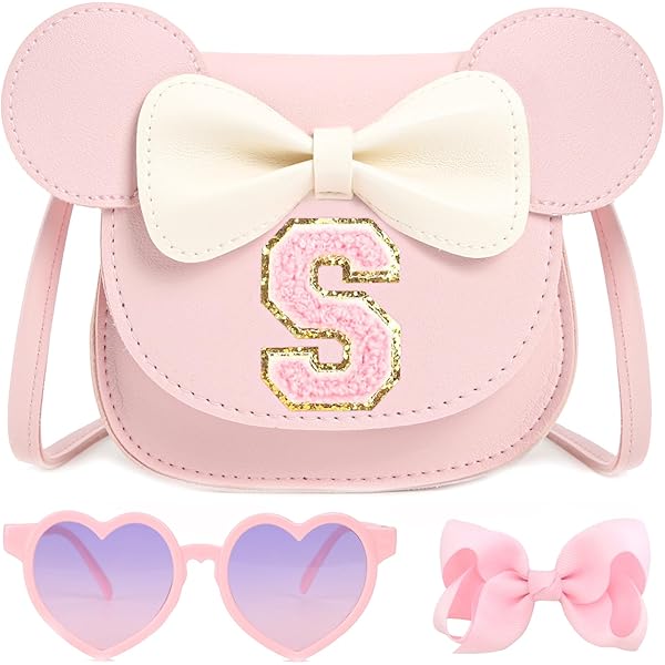 ZGMYC Bolso Cruzado Con Lazo Para Niña Pequeña Con Orejas