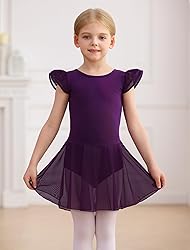 MdnMd Girls Dance Ballet Leotards Dresses for