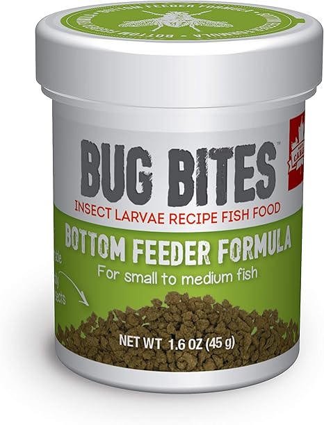 Amazon Com Fluval A6586 Bug Bites Bottom Feeder Granules 1 59 Oz