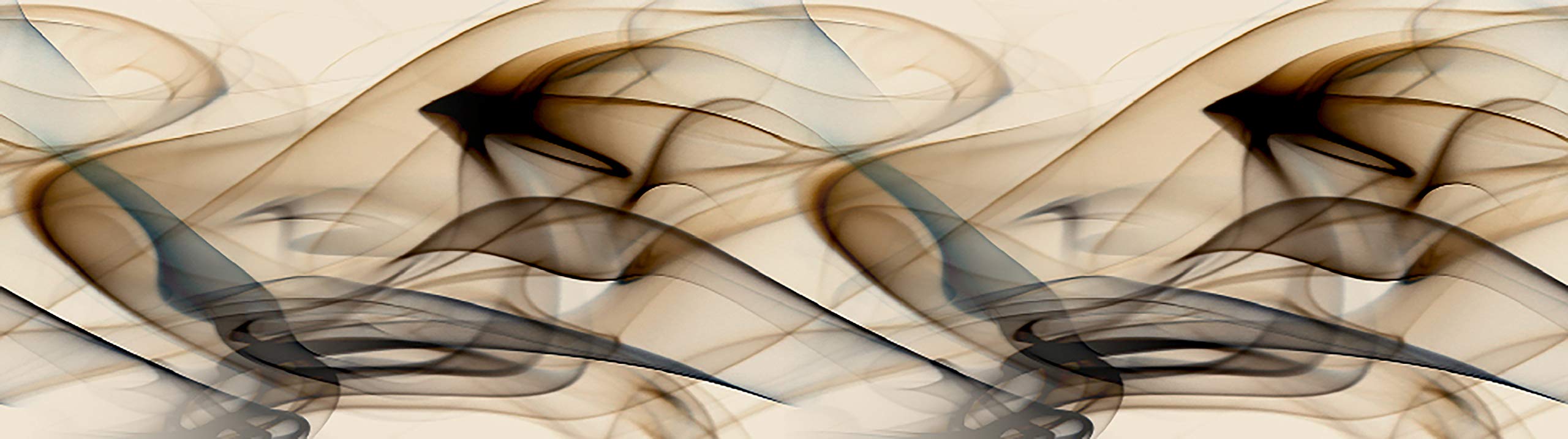 Fantasy of multi-colored smoke, self-adhesive border for kitchen walls, living room, bedroom, country house, 10 m x 14 cm.