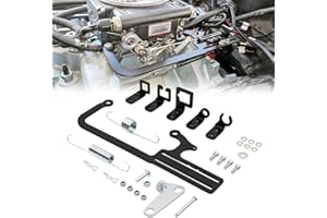 RYANSTAR RACING 304147 Carburetor Throttle Cable Mount EZ-EFI Cable Mount Kit Compatible TH350 C10 700R4, Automatic Transmiss