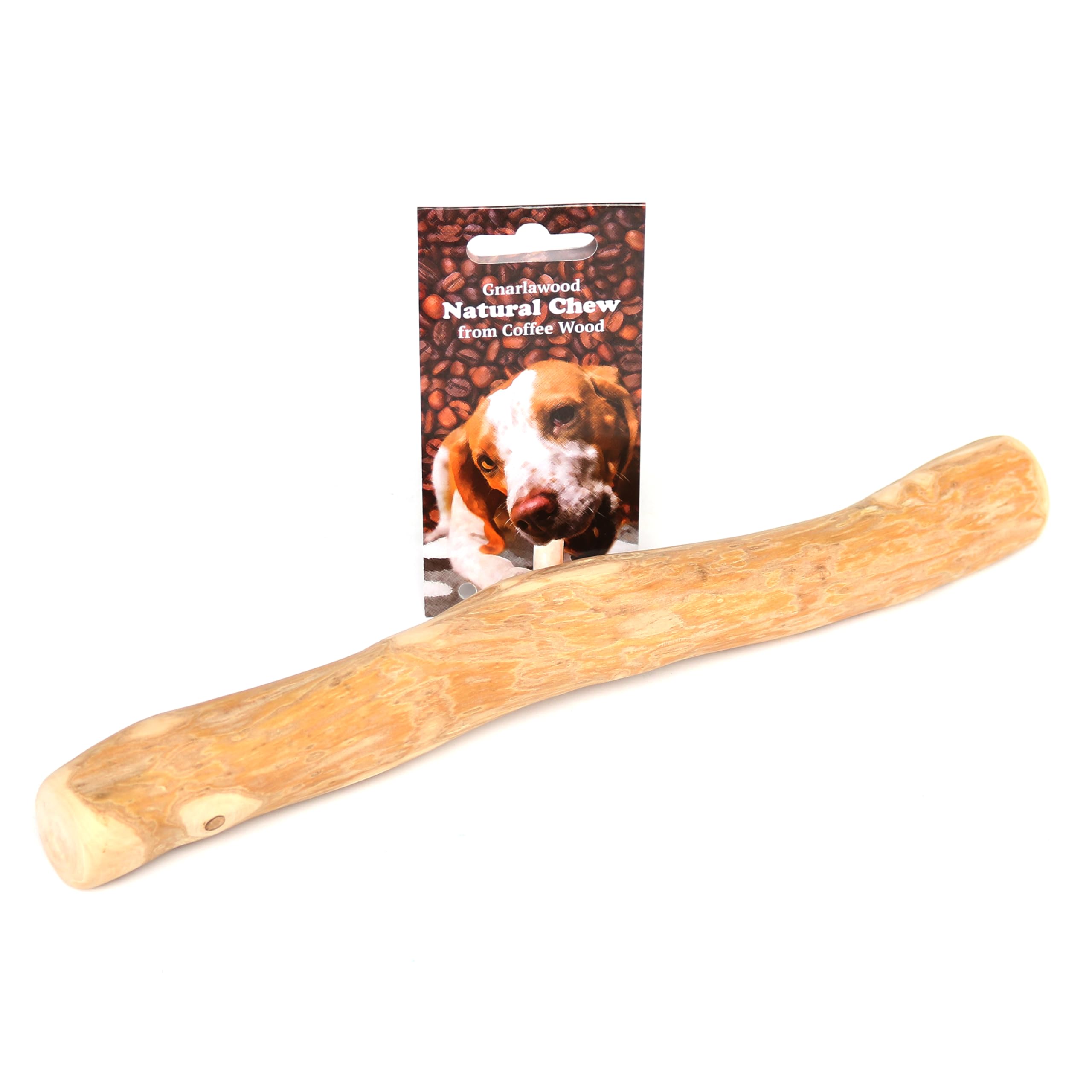 kozeepet Gnarlawood Coffee Wood Dog Chew | Natural Dental Health Toy for Dogs | Long-Lasting, Calorie-Free, Allergy-Friendly | Suitable for All Breeds (X Long)