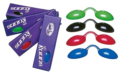 UV Schutzbrille Farbe: grün - Solariumbrille, Sonnenschutzbrille, Nasenclip Sunny Light, 600000-grün