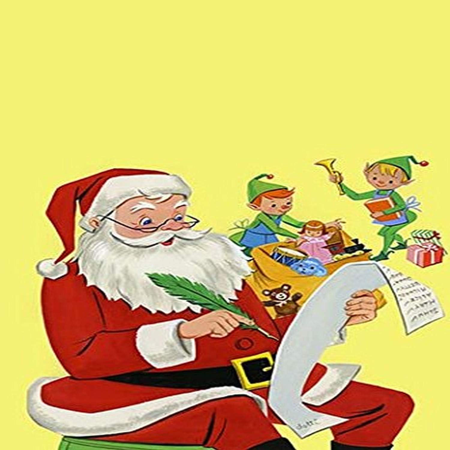 Amazon.com: Buyenlarge 0-587-33375-8-C2030 Santa Claus and His Helpers