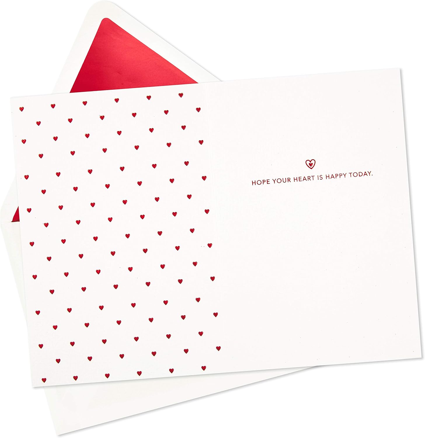 Hallmark Valentines Day Card, Red Hearts & Arrows Design, Red Text Lettering, Pack of 1 - Image 4