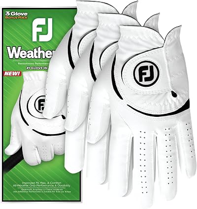 FootJoy WeatherSof Men's 3-Pack Golf Glove
