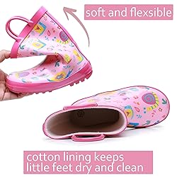 WTW Toddler and Kids Rain Boots Unisex-Child