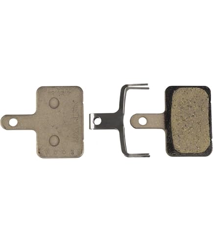 Shimano B05S-RX Disc Brake Pad and Spring - Resin Compound, Stainless Steel Back Plate | Fahrrad-Bremsbeläge