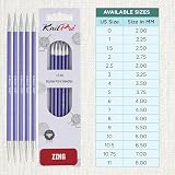 KnitPro Zing Double Pointed Needles 6 in 4.50mm KNITPRO view 4