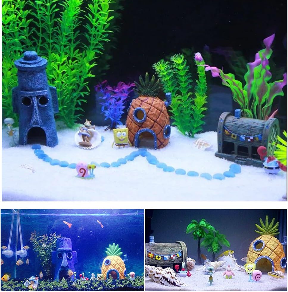 spongebob tank decorations