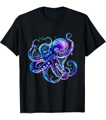 Amazon.com: Octopus Shirt for Men/Retro-Inspired T-Shirt T-Shirt