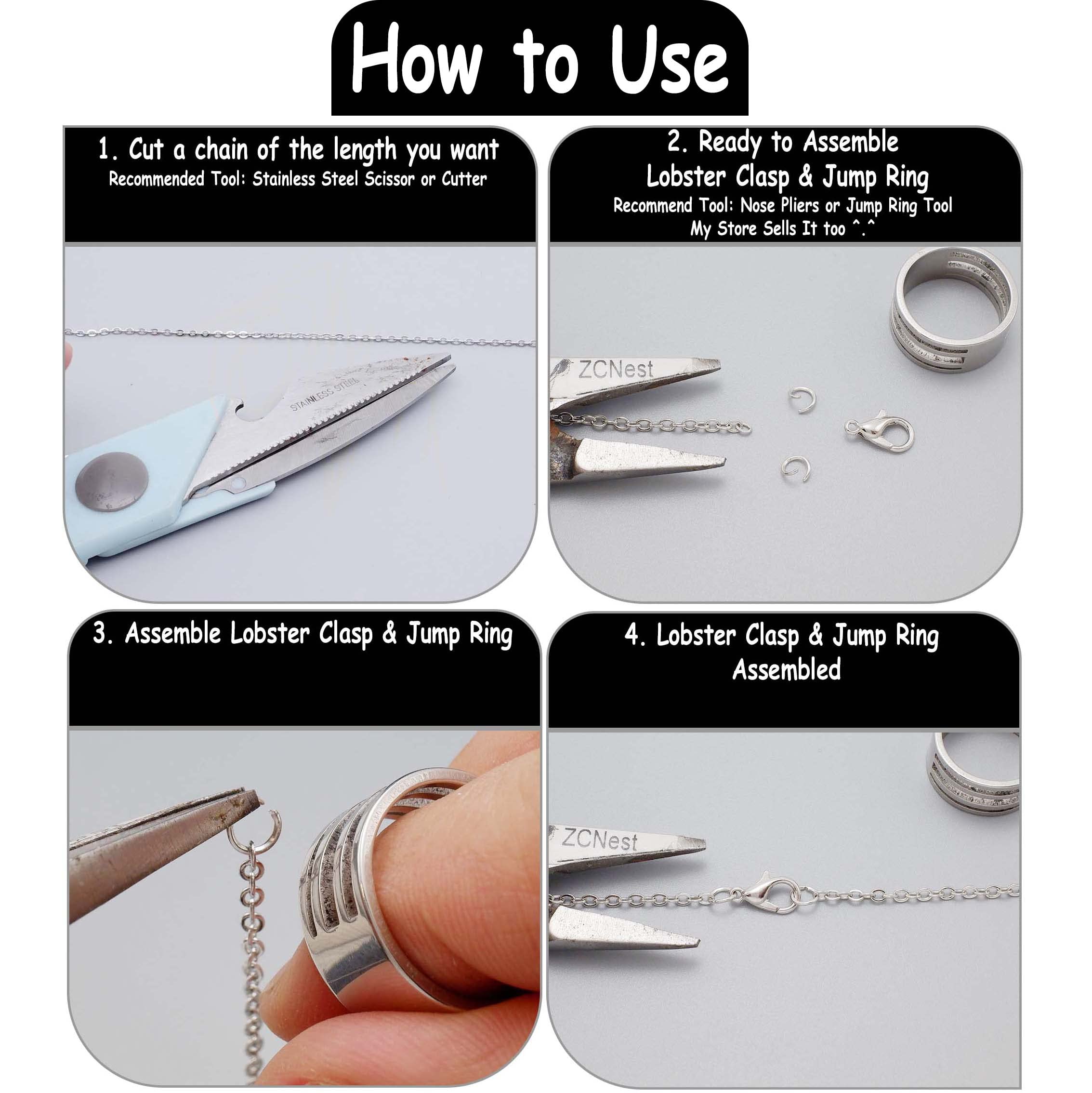 THREENEST 32-Feet Copper Satellite Chains with Beads for Jewelry Making Set, with 20 Lobster Clasps+50 Jump Rings, Cable Link Craft Chain Findings for Necklace Bracelet DIY (Copper_2075-B)