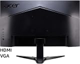 Acer KG241YA 24 inch Full HD 1080p Gaming Monitor 75Hz 1ms VA FreeSync view 3