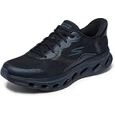 Skechers Men's Go Walk Glide Step 2.0 Zac Sneaker | Hands Free Slip-ins, Air-Cooled Goga Mat Insole, Glide Step Midsole, Ultra Go Cushioning, Machine Washable
