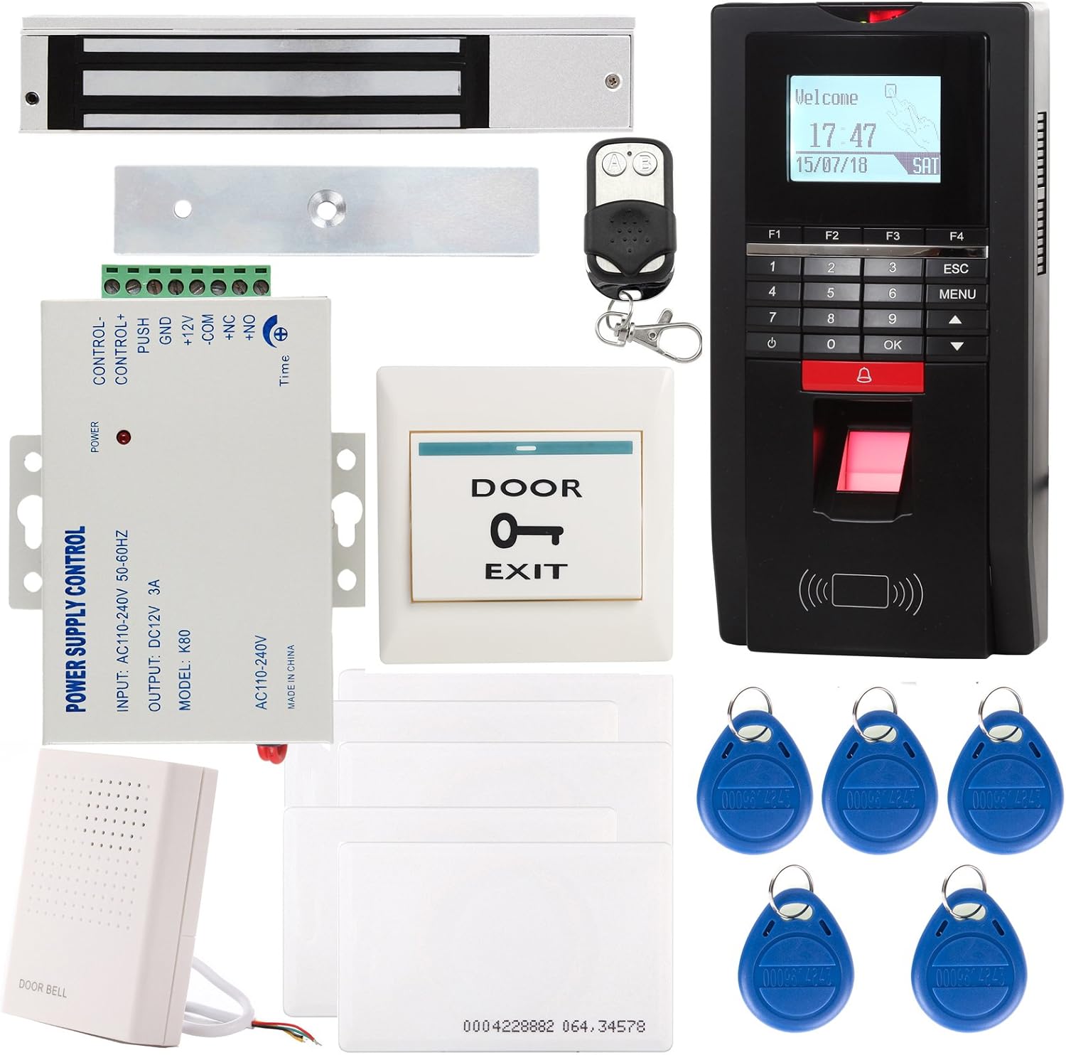 UHPPOTE Full Complete Biometric Fingerprint & EM-ID Access Control ...