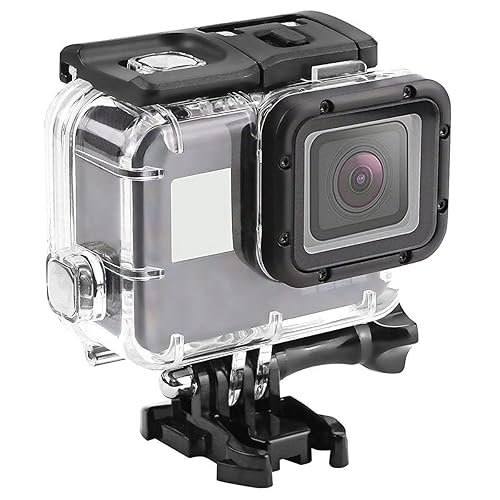 Waterproof Housing Shell for GoPro Hero7 Silver/White,leegoal 60M