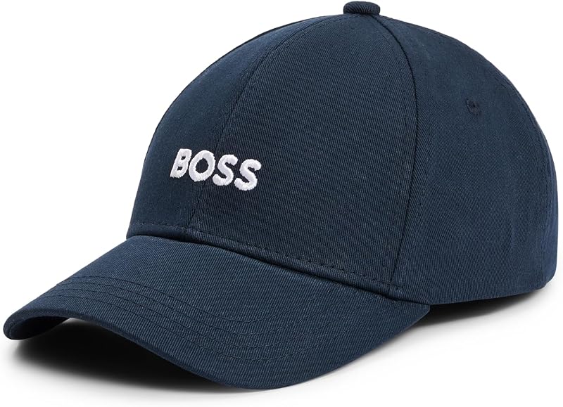 - Boné de sarja com logótipo central masculino, azul (azul abeto), tamanho único
